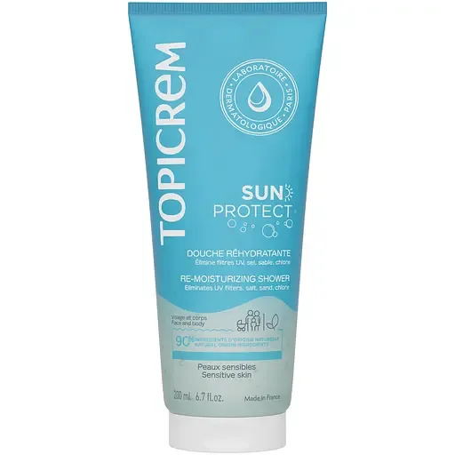 Зволожувальний гель для душу після засмаги Topicrem Sun Protect 200 мл