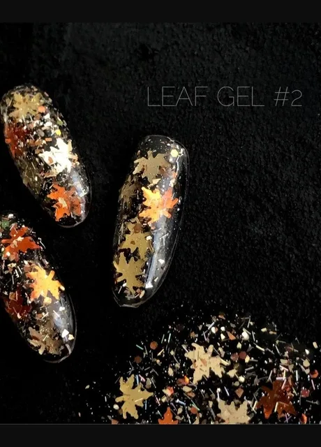 Гель для декору з листочками Leaf Gel № 02, 5г Crooz (377166544)