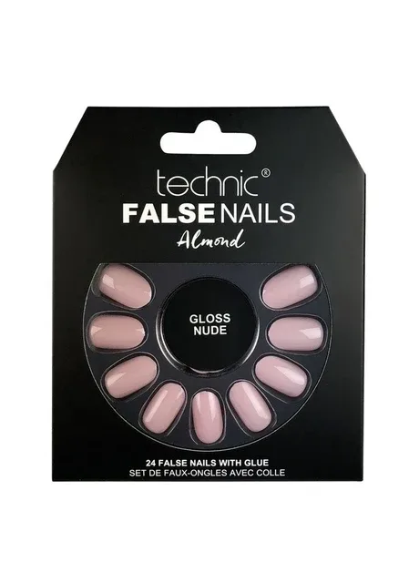 Накладні нігті із клеєм Cosmetics False Nails Almond "Gloss
