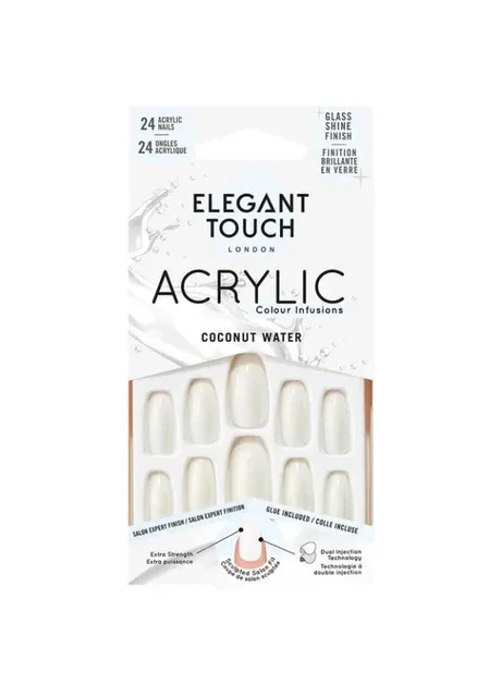 Набір накладних нігтів Elegant Touch False Coconut Water 24 count Nails (301417096)
