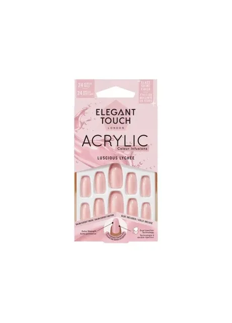 Набір накладних нігтів Elegant Touch Acrylic Luscious Lychee 24 count Nails (301417116)