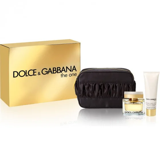 Dolce & Gabbana The One - Подарунковий набір (EDP50 + cream 50 + косметичка)
