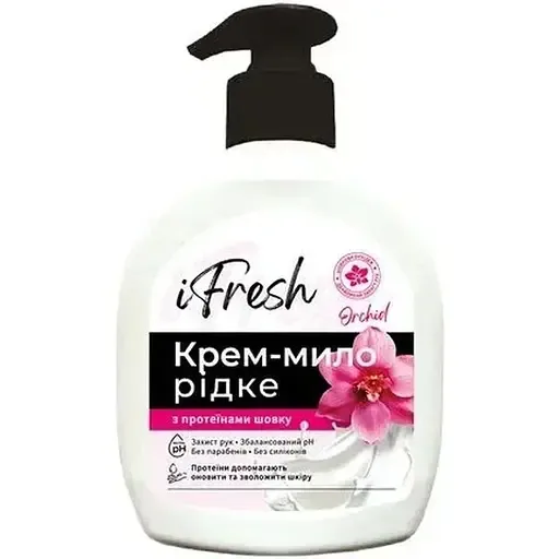 Рідке крем-мило iFresh Silk Orchid з протеїнами шовку 300 мл