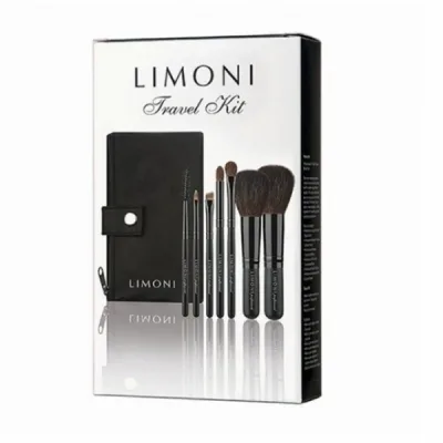 Limoni Professional Набір пензлів "Travel Kit" (з 7 пензлів) + чохол