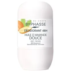 Дезодорант роликовий "Олія солодкого мигдалю" 48 годин Byphasse 48h Deodorant Sweet Almond Oil