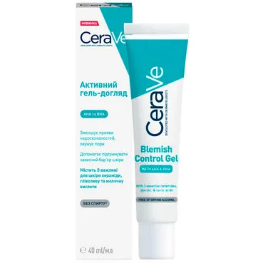 Активний гель-догляд проти недосконалостей шкіри обличчя CeraVe Blemish Control Gel