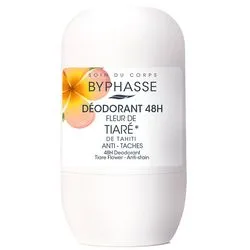 Дезодорант роликовий "Квіти тіаре" 48 годин Byphasse 48h Deodorant Tiare Flower