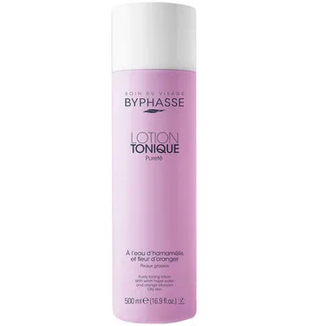 Лосьйон для жирної шкіри з гамамелісом та квітами апельсину Byphasse Purity Toning Lotion With Hazel Water And Orange Blossom