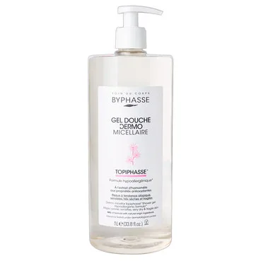 Гель для душу для шкіри, схильної до атопії Byphasse Topiphasse Dermo Micellar Shower Gel