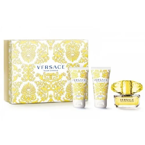 Versace Yellow Diamond Gift Set - Подарунковий набір (EDT5+B/L25+S/G25)