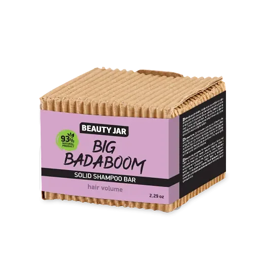 Твердий шампунь для об'єму волосся Beauty Jar 65 мл