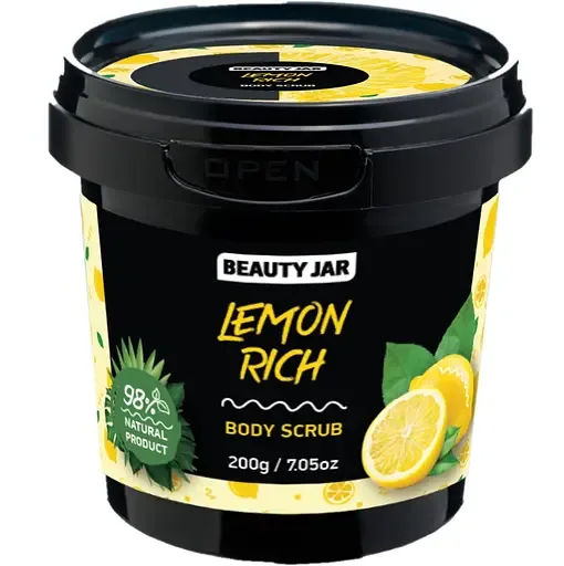 Скраб для тіла Beauty Jar Лимонна Розкіш 200 г