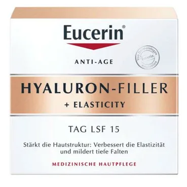 Антивіковий денний крем з SPF15Eucerin Hyaluron-Filler + Elasticity Day Cream SPF15