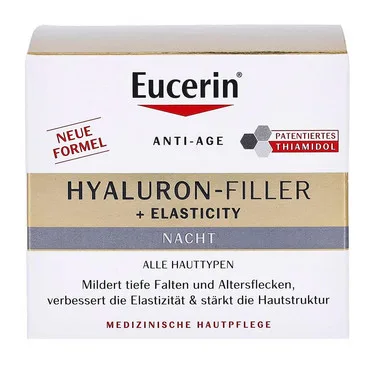Антивіковий нічний крем Eucerin Hyaluron-Filler + Elasticity Night Cream