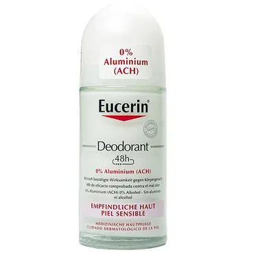 Дезодорант для чутливої шкіри без алюмінію Eucerin Deodorant 48h 0% Aluminium