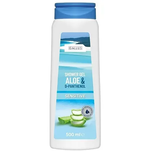 Гель для душу Gallus Aloe & D pantenol 500 мл