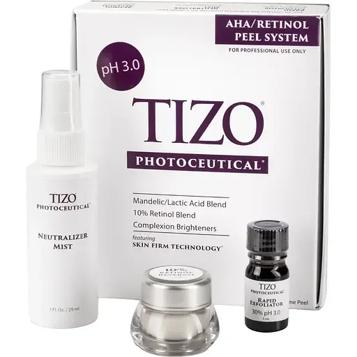 Набір для професійного пілінгу Photoceutical AHA/Retinol Peel System TiZO