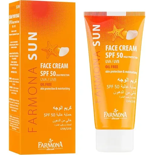 Крем для обличчя Farmona Sun знежирений SPF 50 50 мл