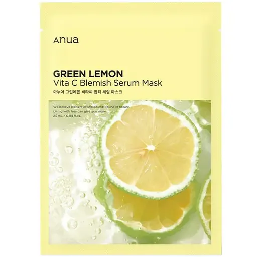 Освітлююча тканинна маска Anua Green Lemon Vita C Blemish Serum Mask 25 мл (BT20532)