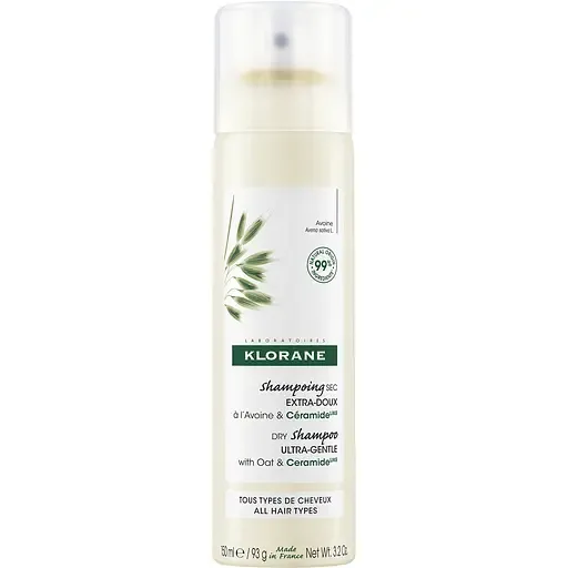 Сухий шампунь Klorane Ultra-Gentle With Oat & Ceramide для всіх типів волосся 150 мл
