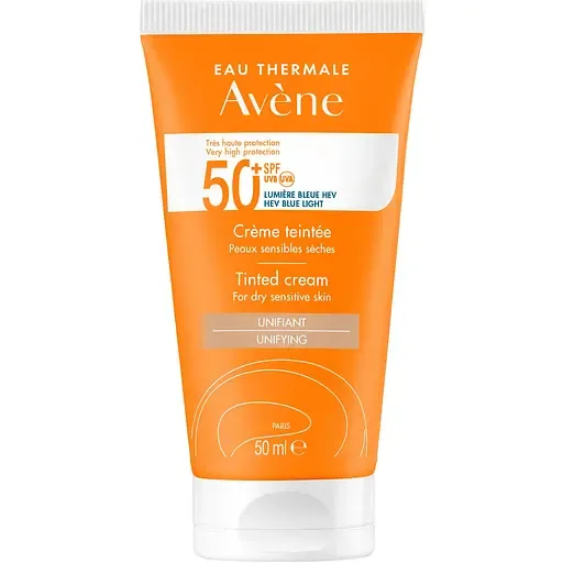 Сонцезахисний крем Avene Tinted Cream SPF 50+ тональний 50 мл