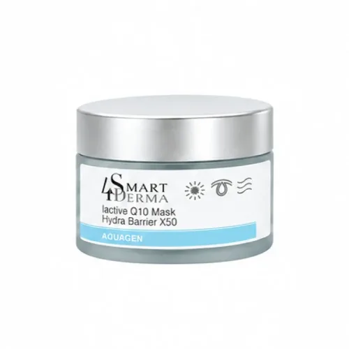 Крем-маска глибоке зволоження - Smart4Derma Iactive Q10 Mask Hydra Barrier X50 15ml