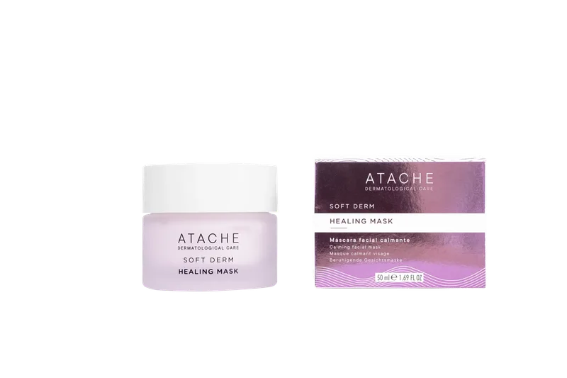 Заспокійлива відновлювальна маска для чутливої шкіри Soft Derm Healing Mask ATACHE