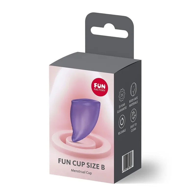 Менструальна чаша Fun Factory FUN CUP SIZE B Black Currant багаторазова (SX3675)