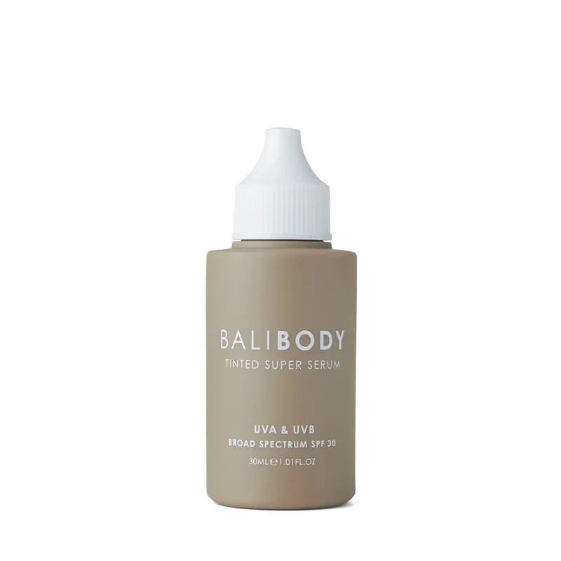 Тональна основа-сироватка для обличчя SPF 30 Tinted Super Serum Bali Body 30 мл