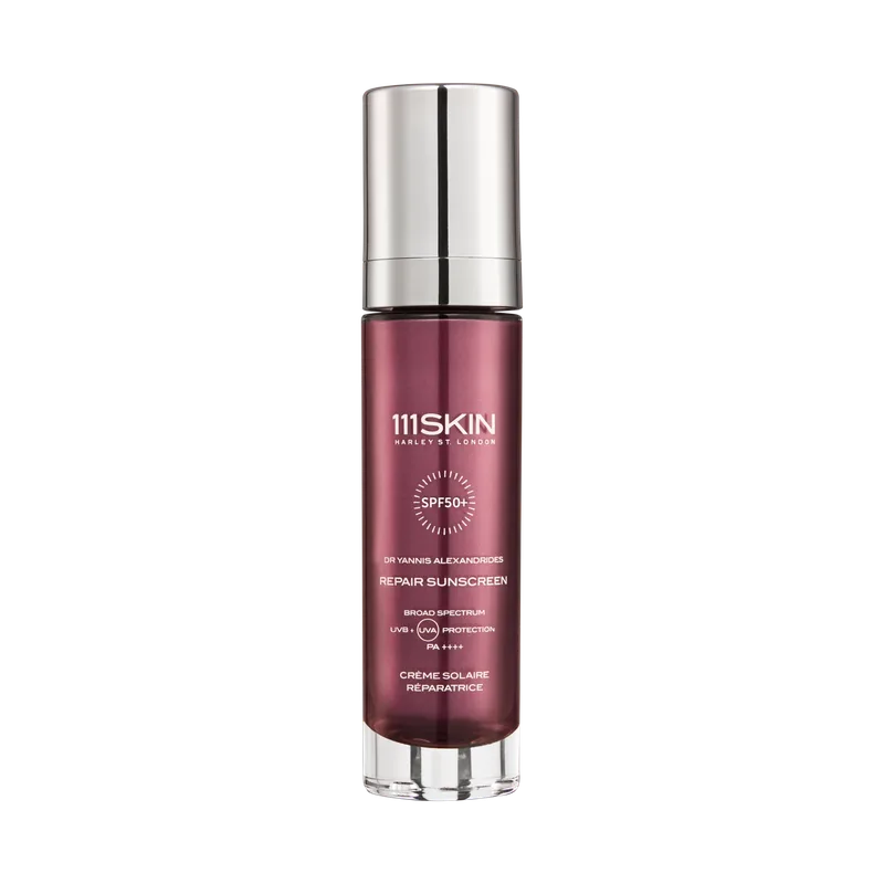 Захисний відновлюючий флюїд для обличчя Repair Sunscreen SPF50+ 111SKIN, 50 мл
