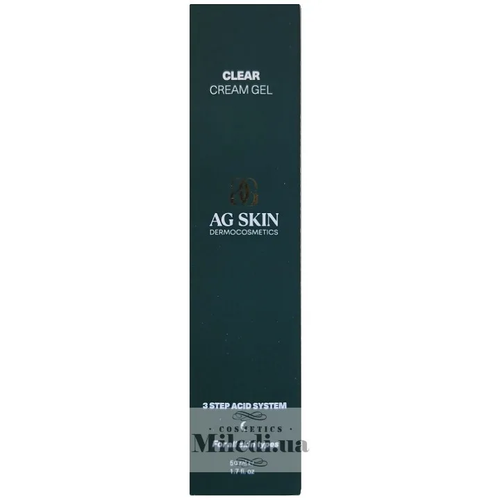Крем-гель з азелогліцином та саліциловою кислотою AG SKIN For Acne Clear Cream Gel 50 мл
