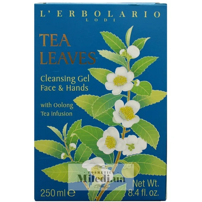 Гель очищающий Листя мате L'Erbolario Gel Detergente Viso & Mani Foglie di Tè 280 мл