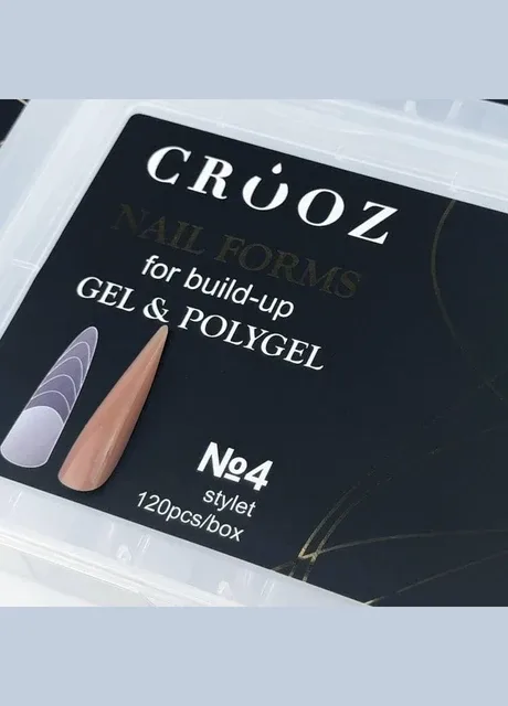 Верхні форми для нарощування нігтів Stylet №04 (Стилет) Crooz (377166565)