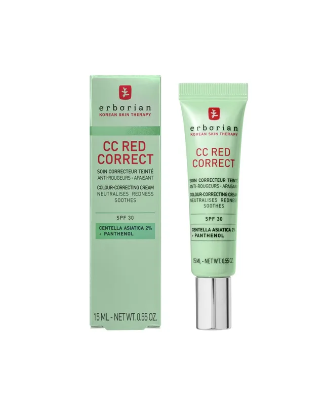 Коригуючий CC крем від почервоніння CC Red Correct SPF30 Erborian