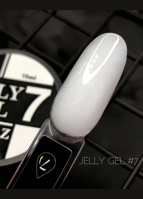 Гель для нарощування Jelly Gel 15 мл №7 (Молочний) Crooz (377165433)