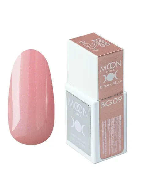 Гель для нарощування моделюючий Full Liquid Builder Gel №BG09, 15 мл Moon (377002640)