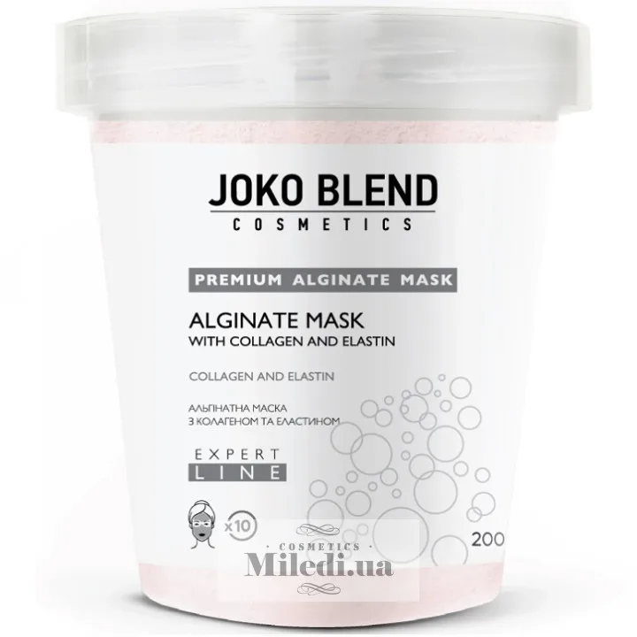 Альгінатна маска ефект ліфтингу з колагеном і еластином Joko Blend Premium Alginate Mask Collagen And Elastin