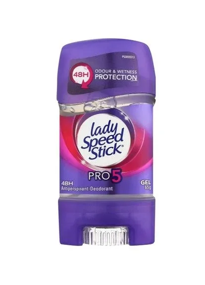 Гелевий дезодорант "5 в 1" Pro 5in1 Antiperspirant Gel, 65 г Lady Speed Stick (376847990)