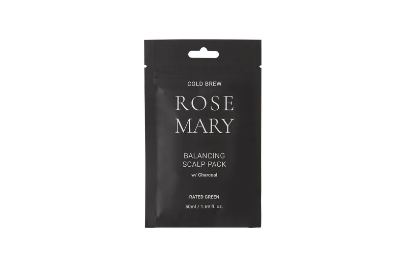 Балансувальна маска для шкіри голови з розмарином Rosemary Balancing Scalp Pack with Charcoal Rated Green