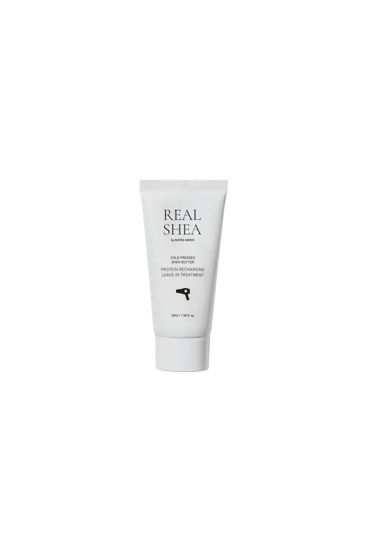 Відновлювальний термозахисний крем для волосся Real Shea Protein Recharging Leave-in Treatment Rated Green