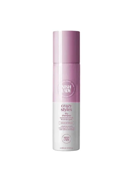 Сухий шампунь для волосся Dry Shampoo 200 мл Nishlady (324621568)