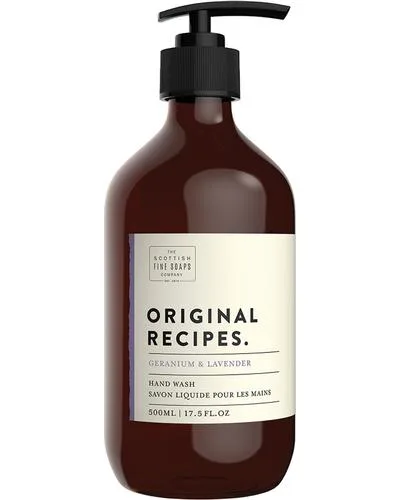 Original Recipes Geranium & Lavender Hand Wash Мило для рук - Scottish Fine Soaps