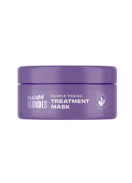 Маска від жовтизни освітленого волосся Bleach Blondes Purple Toning Treatment Mask 200 мл Lee Stafford (269237735)