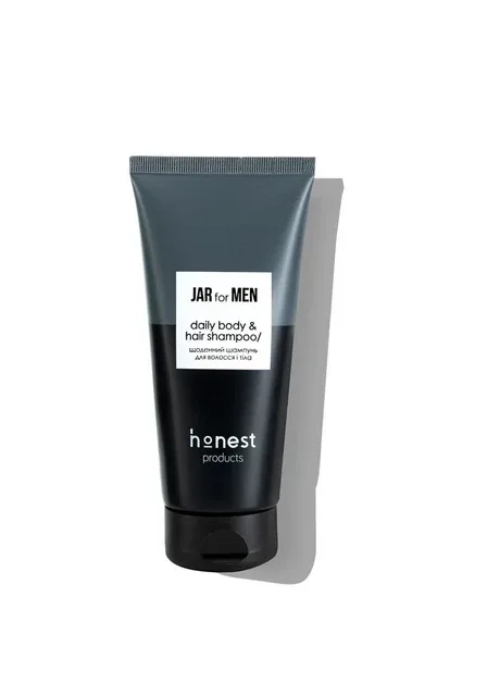 Чоловічий шампунь Jar for Men для волосся і тіла 200мл Honest products (374646611)