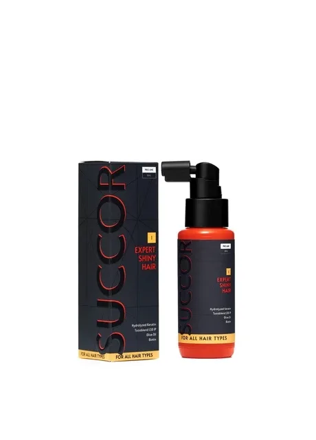 Зволожуюча олійка для сяючого волосся Expert Shiny Hair Oil 60 мл SUCCOR (329422808)