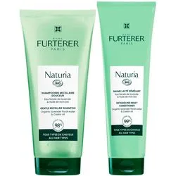 Набір для волосся "Подвійний щоденний догляд" Rene Furterer Naturia Set (shmp/200ml + cond/150ml)