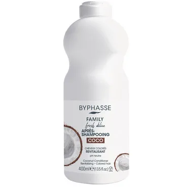 Кондиціонер для фарбованого волосся з кокосом Byphasse Family Fresh Delice Conditioner Coconut Coloured Hair