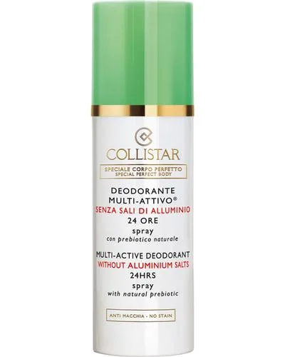 Multi-active Deodorant 24 Hours Дезодорант без солей алюмінію з натуральними пребіотиками - Collistar