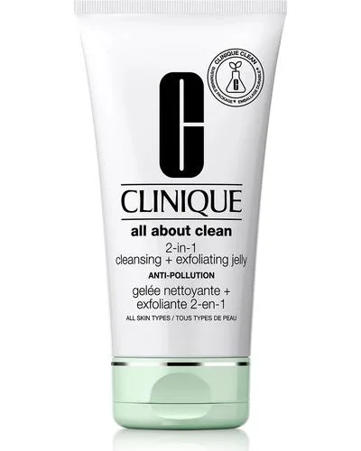 All About Clean 2-in-1 Cleansing + Exfoliating Jelly Желе, що очищує та відлущує - Clinique