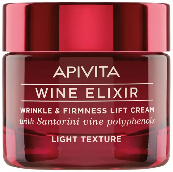 Крем-ліфтинг Apivita (Апівіта) Wine Elixir легкий з поліфенолами вина регіону Санторіні 50 мл